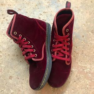 Velvet Doc Martens !